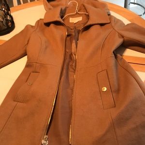 Micheal Kors Tan Coat